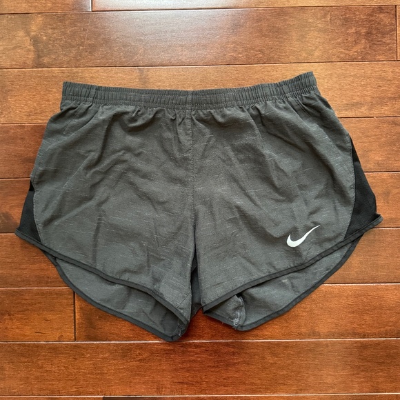 Nike Women's Dri-Fit Dark Gray & Black Shorts - Picture 1 of 2